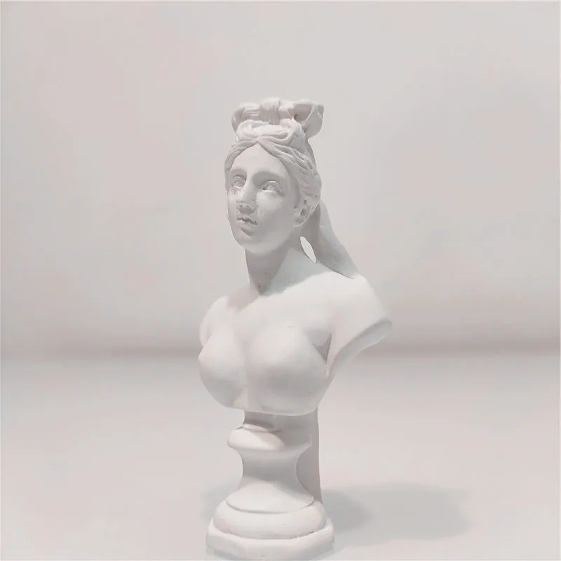 Скульптура греческого героя статуя имитация гипсовой смолы эскиз тренировочная