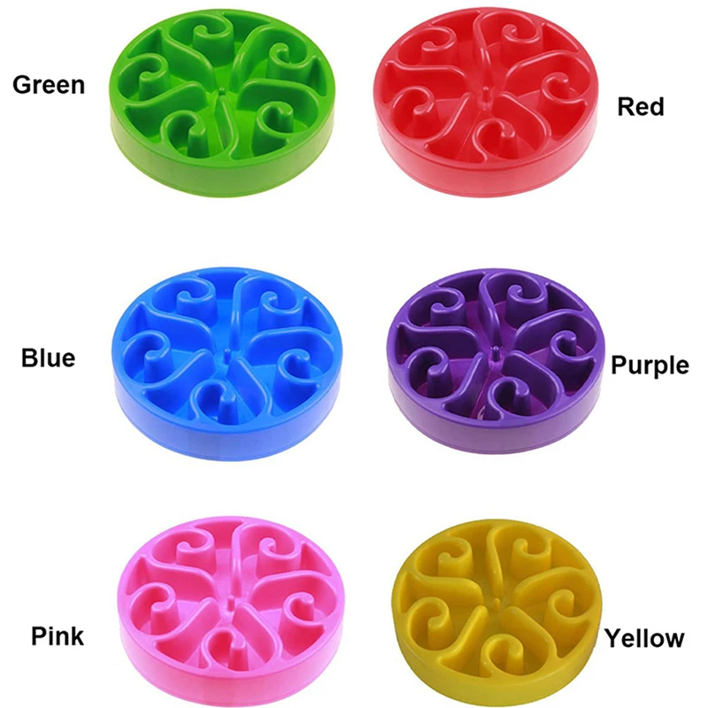 Портативные Пластиковые Миски Для Кормления Собаки медленная подача пищи для