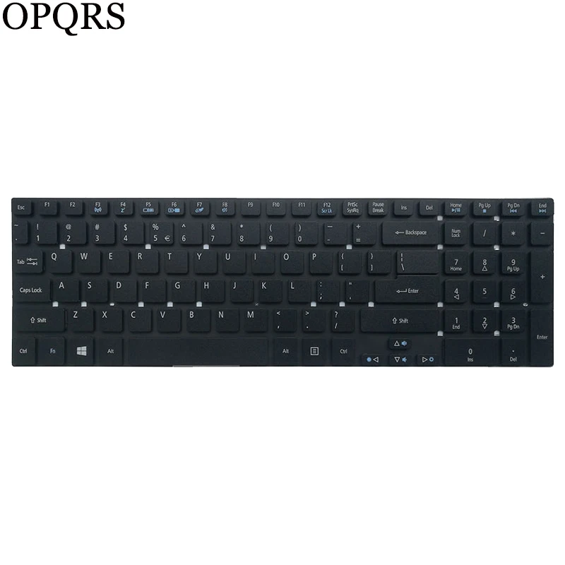 US клавиатура для ноутбука Acer Aspire E5-511 E5-511-P9Y3 E5-511G E5-571G E1-511P E5-521G E5-571PG E5-571 ES1-512 ES1-711 |
