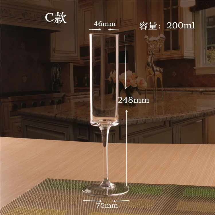 1 шт. стеклянная чашка для шампанского бокал вина красного белого свадебный