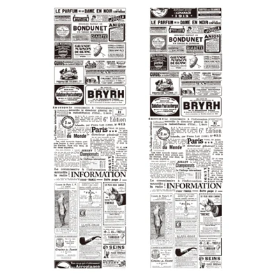 6.4*46cm Vintage newspaper washi tape diy decoration for scrapbooking masking tape adhesive tape - Цвет: 03