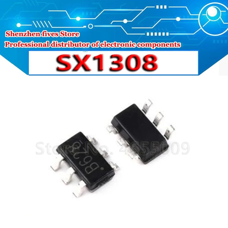 10 шт./лот новый оригинальный SX1308 B628 2A встроенный чип IC SOT-23 25V | Электронные