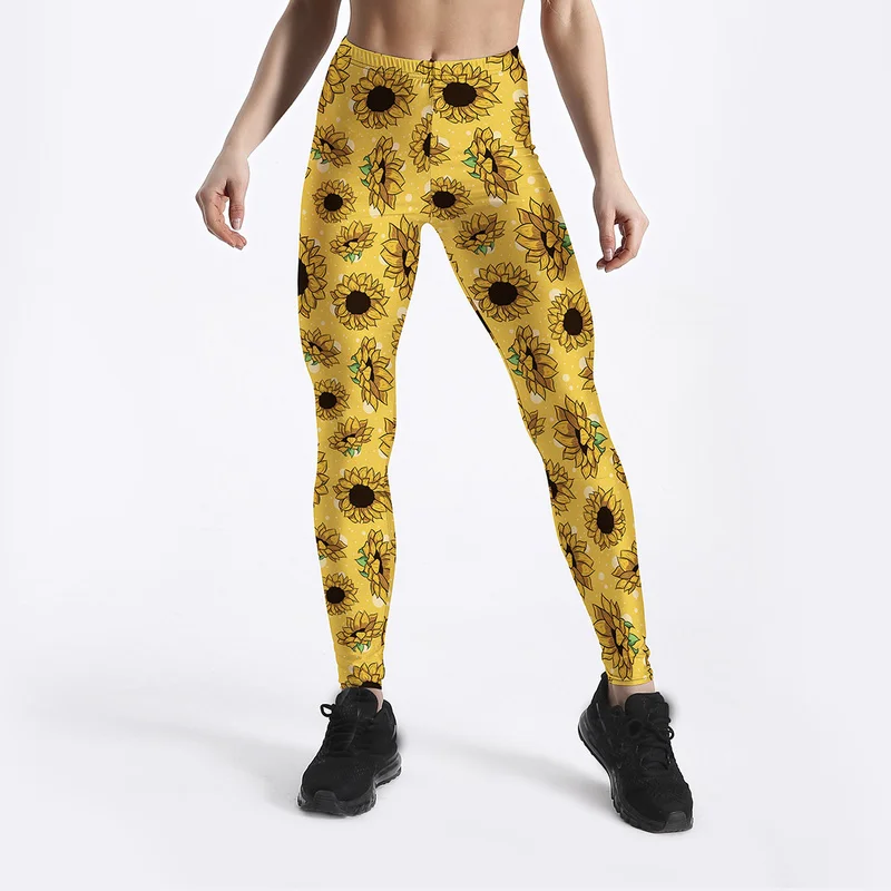 

Sexy Women Legging Feather Print Fitness Leggins Fashion Slim Legins High Waist Sports Leggings Push Up Gym Clothing Woman Pants