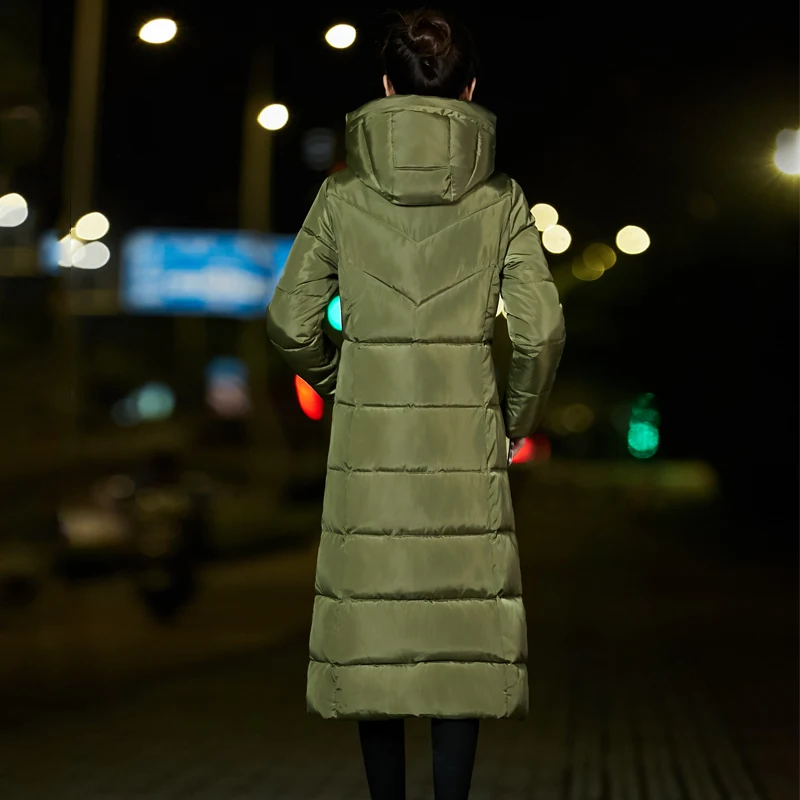 

Fashion Winter Coat Women Jackets Thick Down Parkas Big Fur new Hooded Cotton Long Coats Warm Windbreaker Female Outwear coat