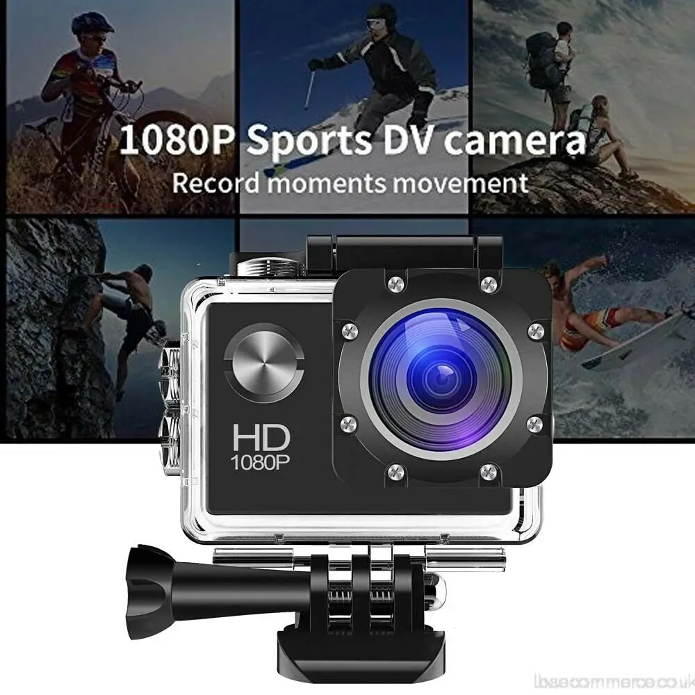 2 Дюймовая экшн видеокамера Ultra HD 1080P Спортивная Цифровая камера DVR до 30 м