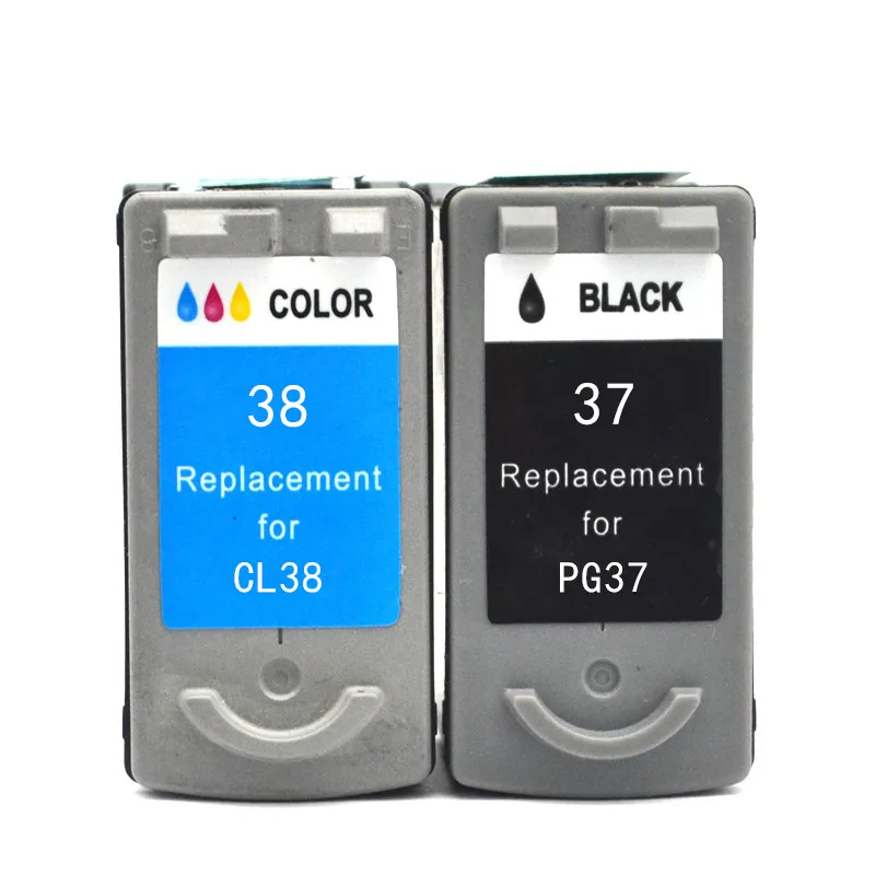 Чернильных картриджей патрона для PG 37 PG37 Pixma MP210 MX300 MX310 MP190 mini260 MP470 MP220 струйный