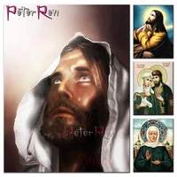 jesus tear christ diamond painting sts peter and fevronia off murom 5d mosaic embroidery cross stitch decor religious character