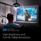 Мини проектор AUN Z5S Full HD 1080P домашний кинотеатр светодиодный кинотеатр Android 9 4k телевизор проектор проэктор для дома