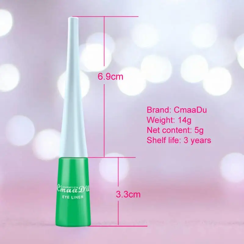 

1PC Colorful Neon Yellow Green Liquid Eyeliner Quick Dry Waterproof Eyes Makeup Liquid Eye Liner White Blue Eyes Cosmetics TSLM1