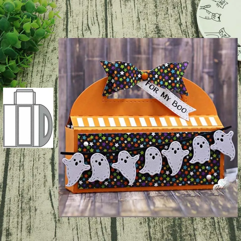 Подарочная коробка с ручкой металлические пресс формы штампованные для