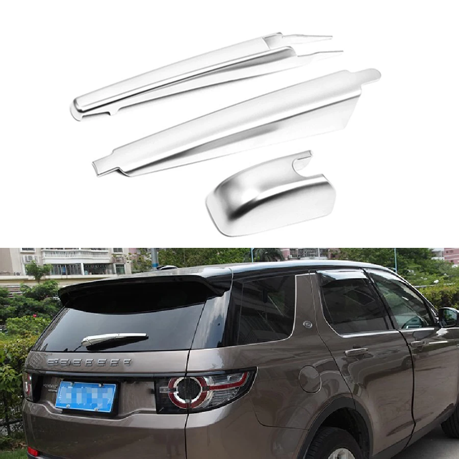 

Задняя крышка стеклоочистителя Wooeight 3x из серебристого АБС-пластика для Land Rover Discovery Sport 2015 2016-2019