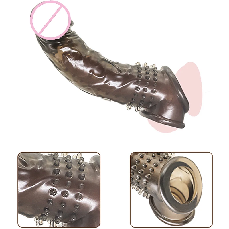 Силиконовое сексуальное мужское кольцо на воротник с задержкой времени для