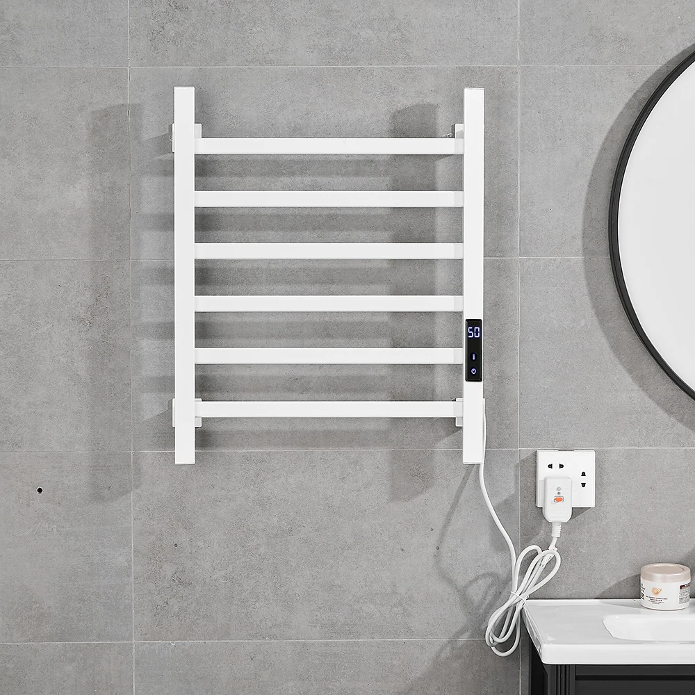 bathroom accessories electric towel dryer rack towel warmer and towel holder smart home for bathroom free global shipping
