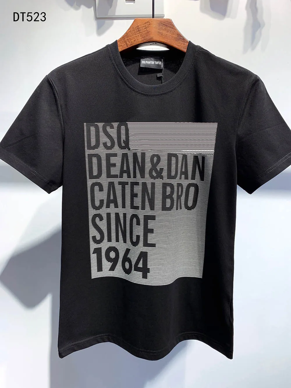 

DSQ PHANTOM TURTLE 2021 summer new t-shirt men fashion print 100% cotton tees breathable quality tees DT523