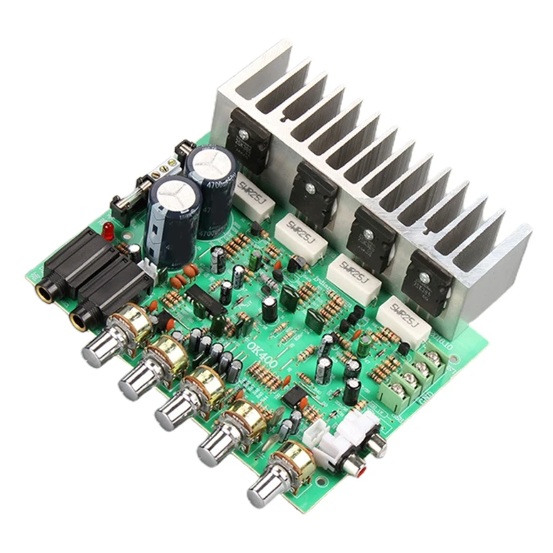 

DIY STK401 Amplifier Board 2.0 Channel Double High-Power AC Dual 24V-28V Thick Film Series Amplifier Board
