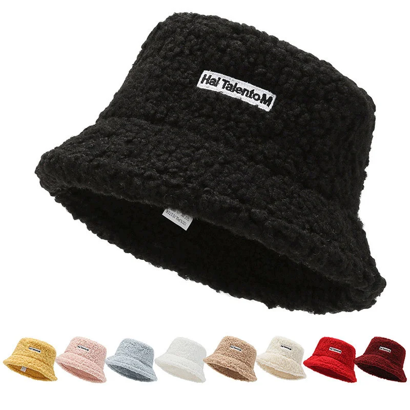 

Fashion Women Warm Bucket Hats Lady Autumn Winter Outdoor Fisherman Cap Hat For Women