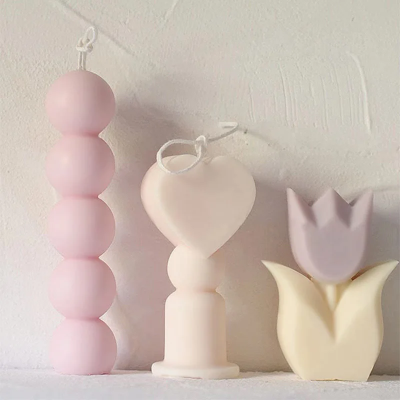 Новинка Луна любовь сердце тростник ароматерапия гипсовая форма для свечей