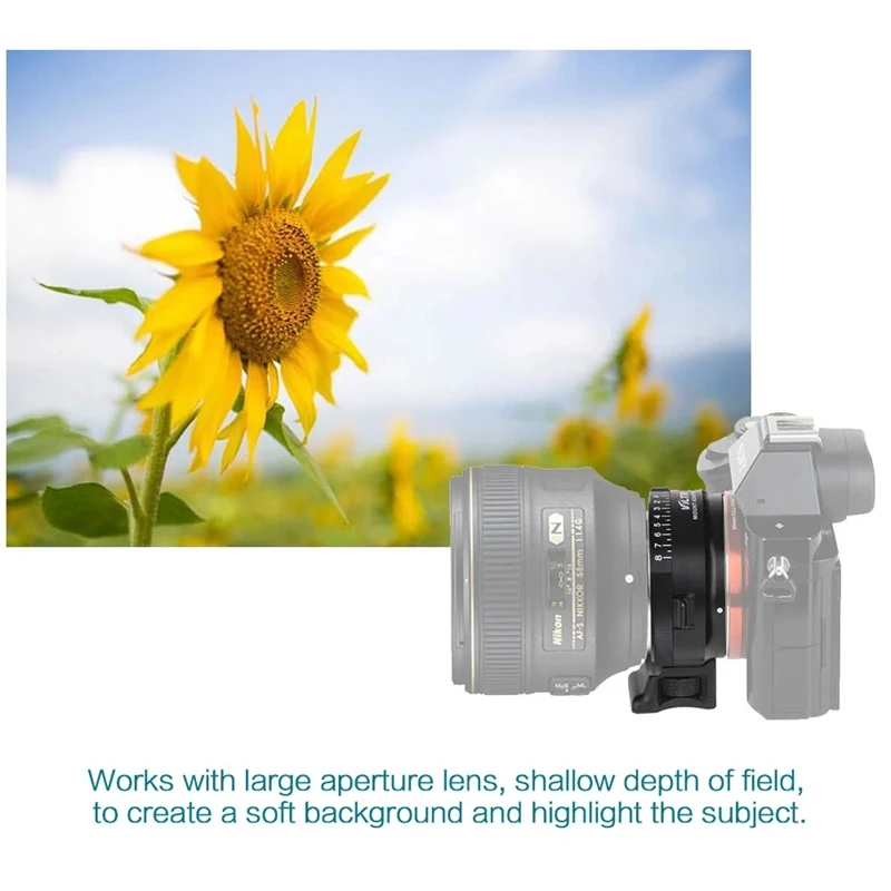 VILTROX NF-NEX переходное кольцо для объектива Nikon G/F/AI/S/D Sony E Mount Camera