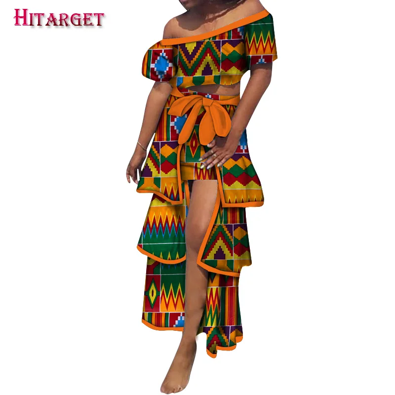 new Autumn african dresses for women 2 Piece Set Women Long Tops & Long Skirt Sets Africa Mermaid Maxi Clothing plus size wy5522