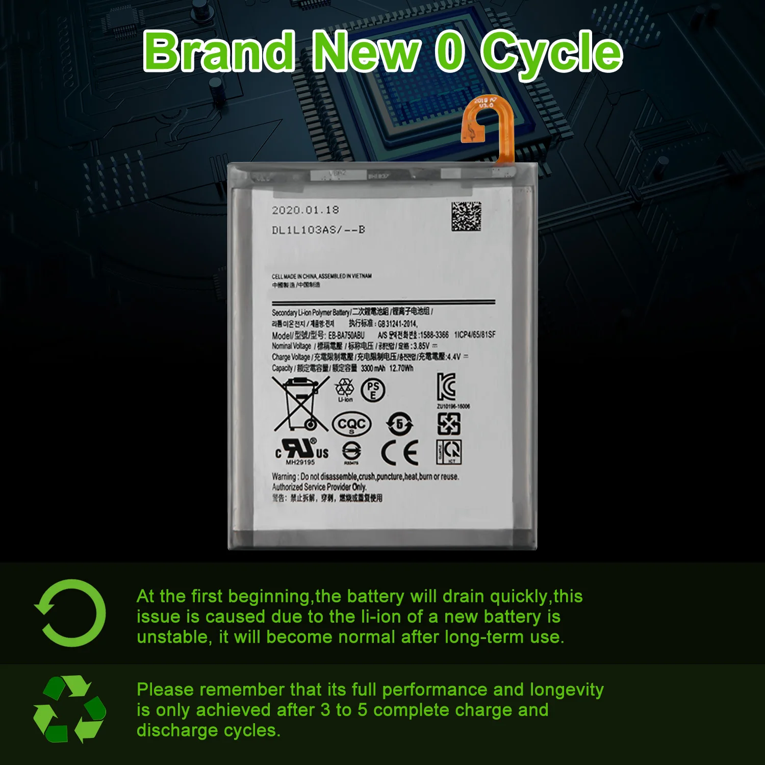 EB-BA750ABU аккумулятор для Samsung Galaxy A7 SM-A750FN/DS запасная часть аккумулятора - купить по