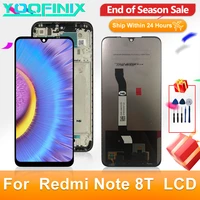 6 3 original for xiaomi redmi note 8t display lcd touch screen digitizer replacement parts for redmi note 8t lcd m1908c3xg ips