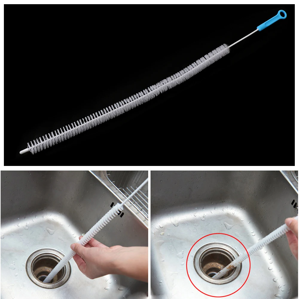 

Длинная щетка для чистки канализации для кухонной раковины для ванной комнаты 71 см щетка для удаления волос инструмент для очистки труб