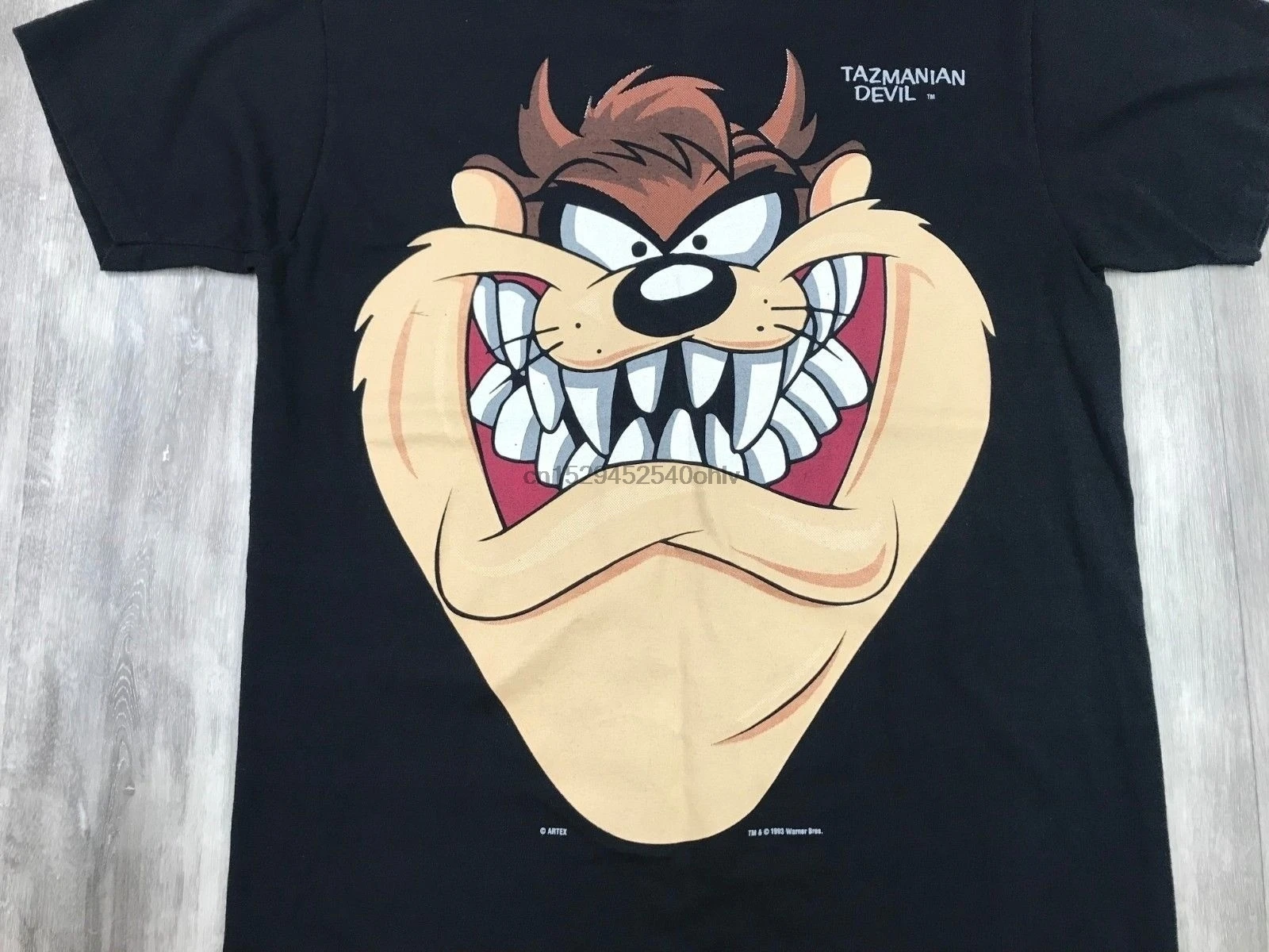 

Vintage 1993 Tazmanian Devil Taz Looney Tunes Cartoon Cotton Men's T-shirt