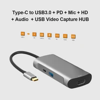usb c hub docking station support hd audio overlay collection for laptop pc macbook pro computer accessories
