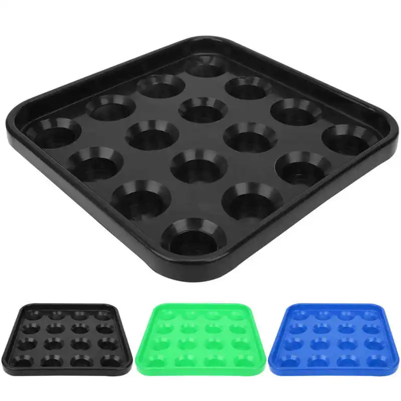 5 цветов бильярдный шар лоток 16 отверстий держатель для хранения Коробка снукера