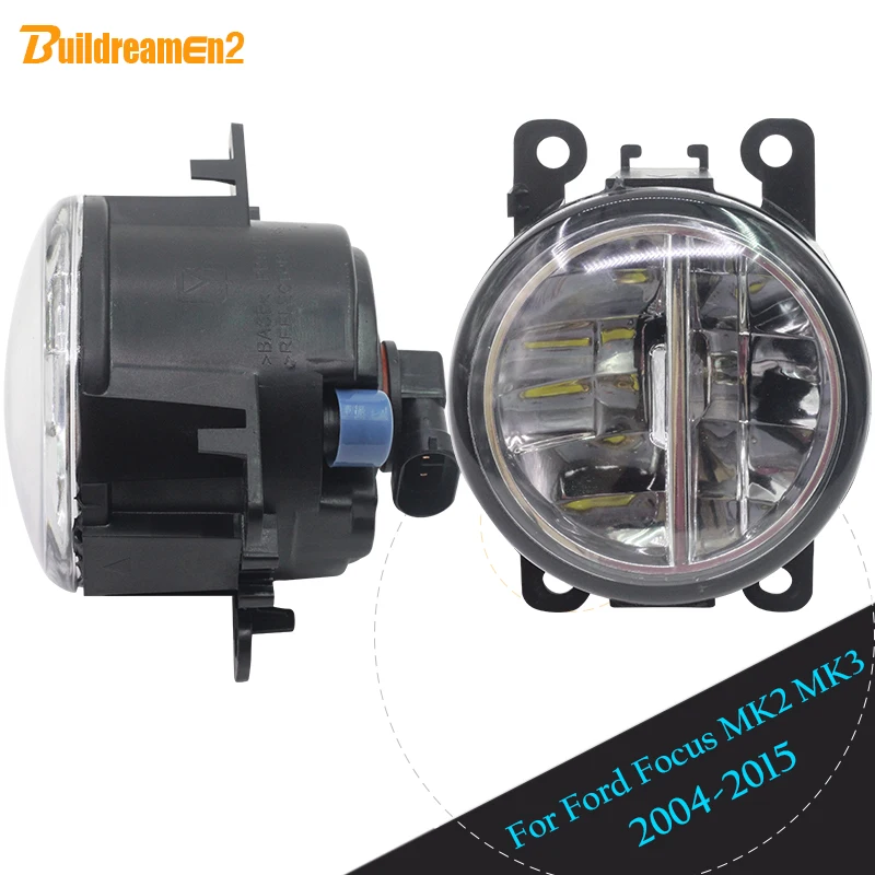 Buildreamen2 для 2004 2015 Ford Focus MK2 MK3 автомобильные аксессуары передний светодиодный