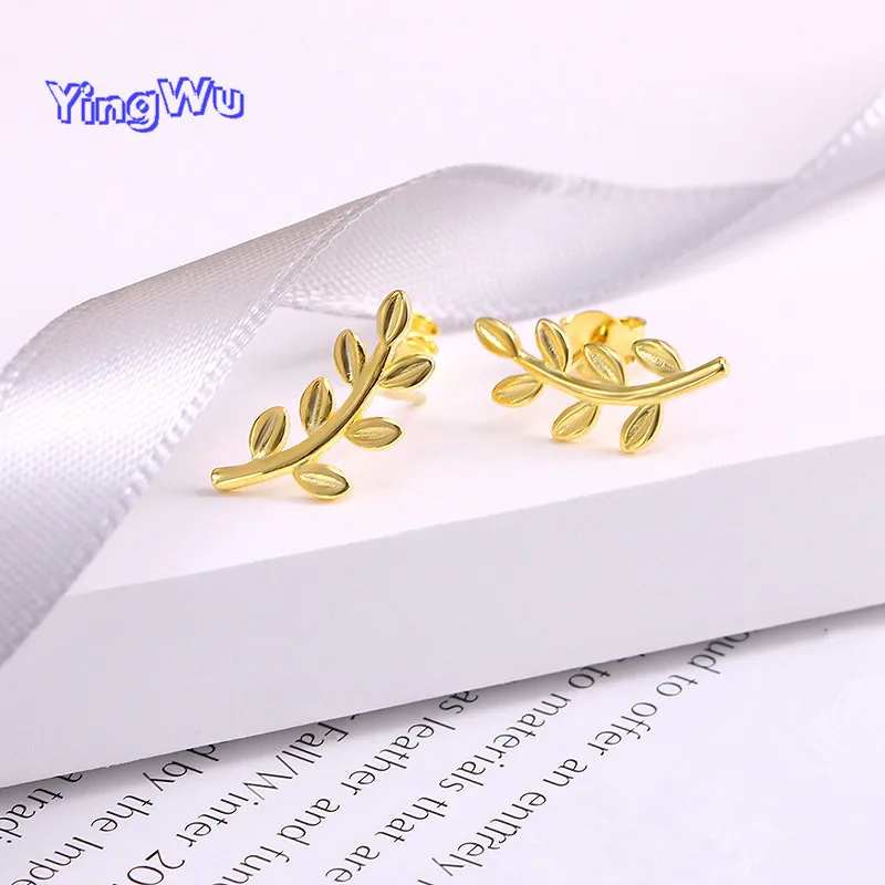 

Leaf Earrings Fashion Personalized Silver Gold Color Earrings for Women Best Jewelry Gift New