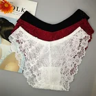 Кружевные прозрачные трусики, трусики для женщин, сексуальные трусики с заниженной талией, танга, сексуальные женские трусики