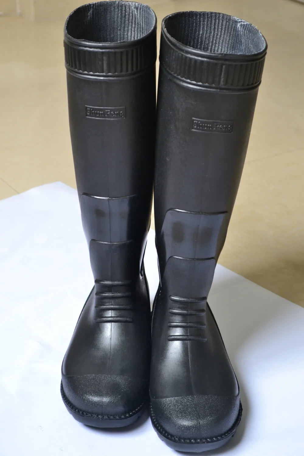 Сапоги Aleafalling мужские резиновые водонепроницаемые до колена без застежки из ПВХ