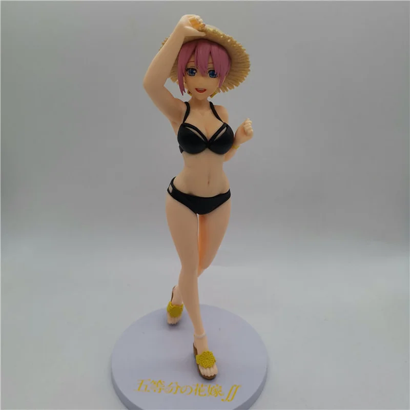 

Animationhe Quintessential Quintuplets Action Figures Nakano Ichika Swimwear PVC Model Toy Collection Ornaments