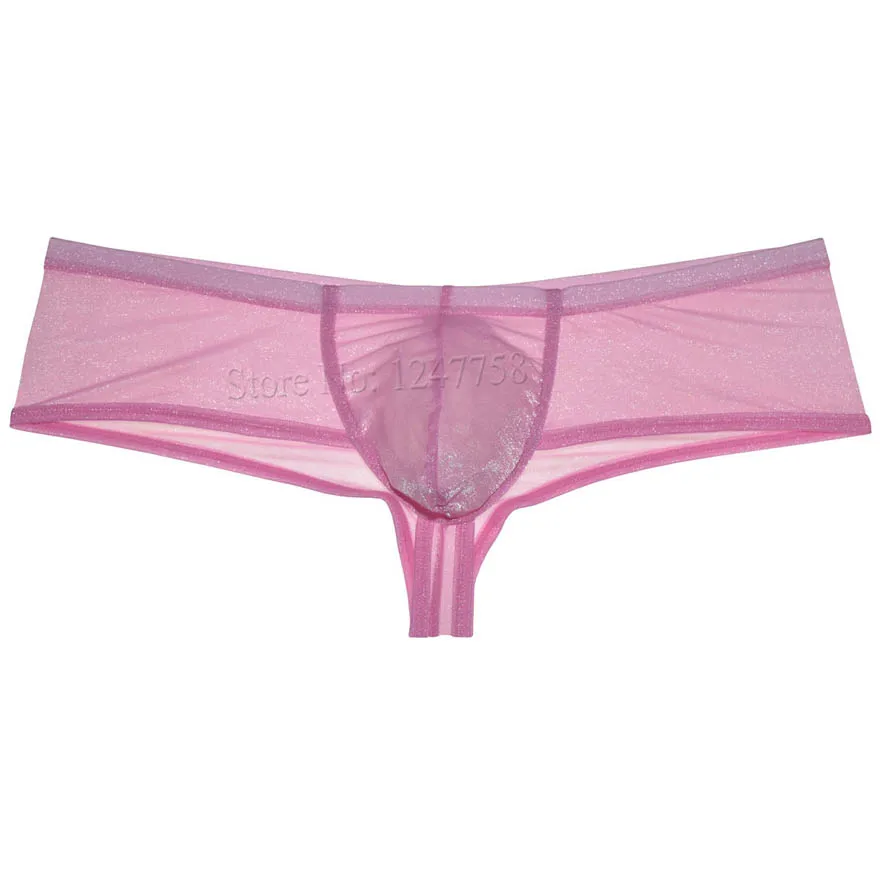 Мужское нижнее белье блестящие и мягкие бразильские бикини нахальные боксеры