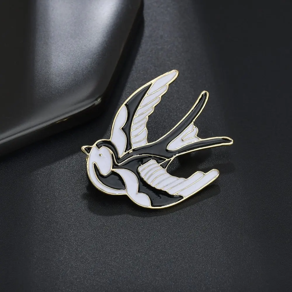 Gariton Милая Летающая Ласточка Брошь Ласточки женские ювелирные изделия вечерние