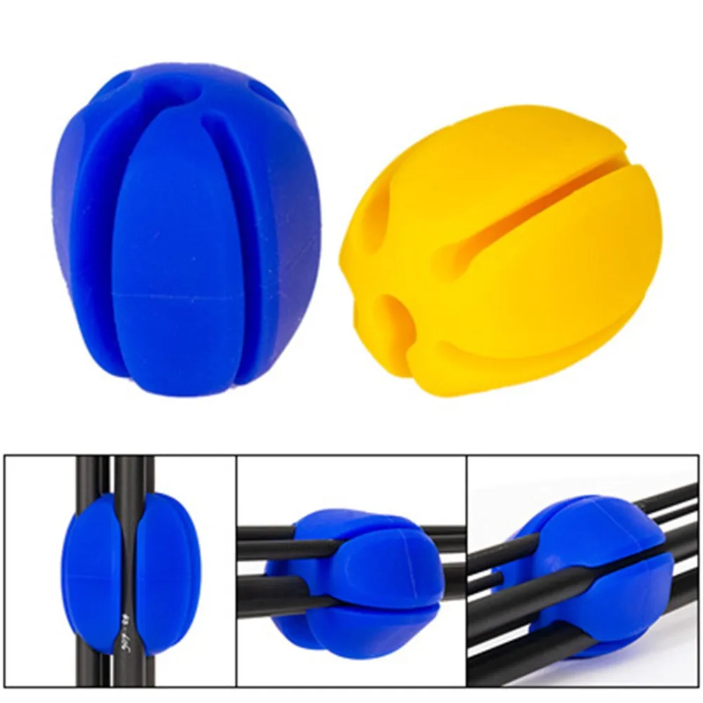 

1pc Reusable Fishing Rod Tie Holder Pole Fastener Binding Rubber Fishing Tool Supply Elastic Strong Flexible Gear Tackle Pesca