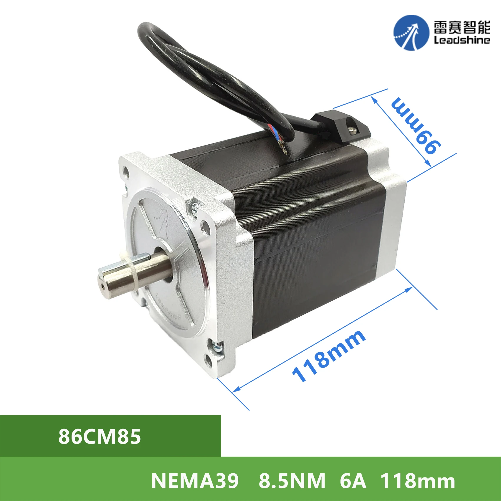 

NEMA39 Leadshine 86CM85 8.5Nm 6A 2 phase Shaft Diameter 12.7mm
