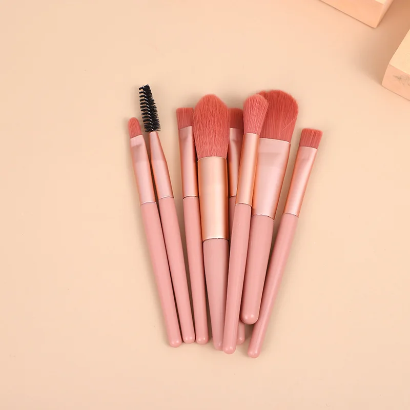 

8Pcs Makeup Brushes Tool Set Cosmetic Powder Eye Shadow Foundation Blush Blending Beauty Make Up Brush
