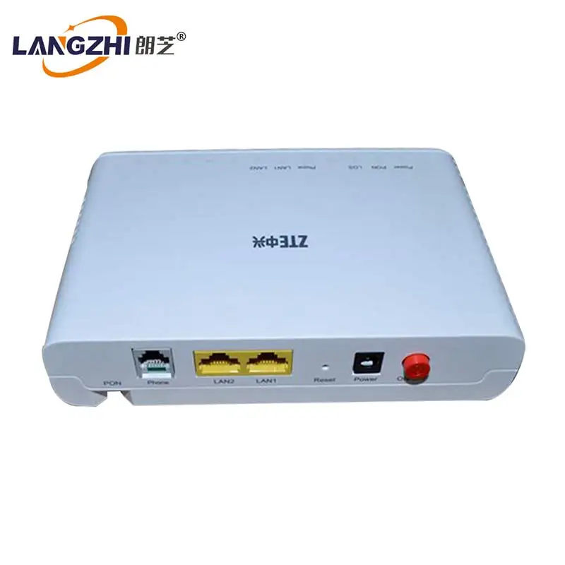 Orinigal Zte F612 2 Ethernet порт+ 1 телефон Порт en Gpon терминал Ftth Ont toepasting OP Ftth модус энгелс версия H.248/SI - Цвет: Белый