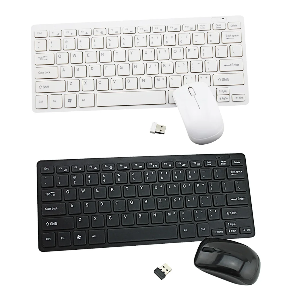 Беспроводная клавиатура Vococal 2 4 ГГц ультра тонкая Бесшумная мини клавишная