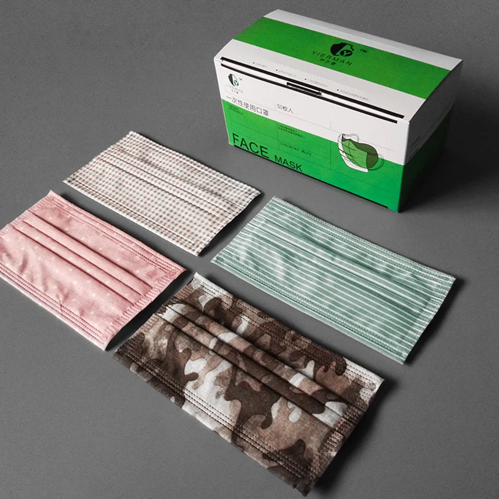 Маска многоразовая в наличии Купить сейчас! 50 шт одноразовые маски гражданского