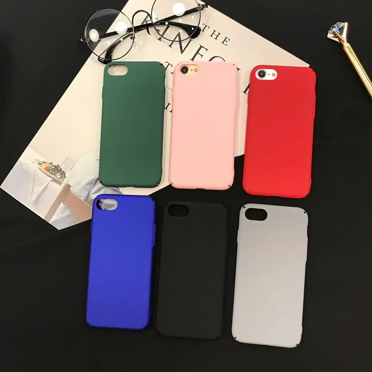 Simple All-inclusive Matte Solid Color Hard Phone Case for Iphone 8 iphone 6 6s 7 Lus X Xr Xs Max Cover Whosale | Мобильные телефоны