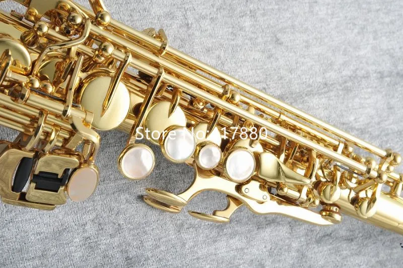 High Quality MARGEWATE Brand S-901 B flat Soprano Saxophone Brass Music Instruments Sax With Case Mouthpiece Free Shipping | Спорт и
