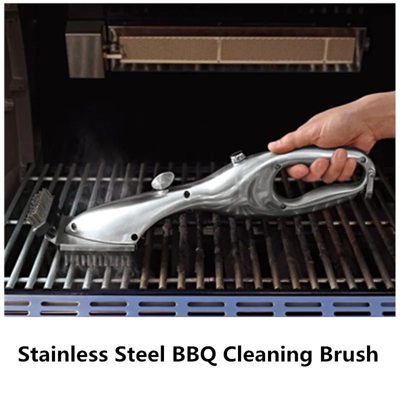 Щетка из нержавеющей стали для чистки барбекю уличная щетка гриля очиститель