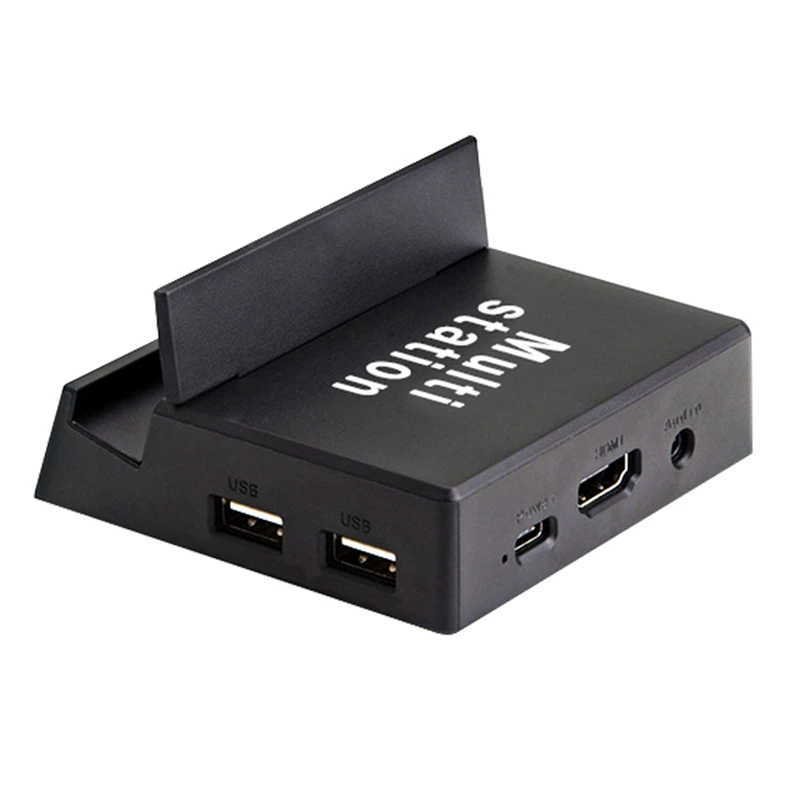 

8 in 1 USB C Hub Type C Docking Station Phone Stand USB C to HDMI-Compatible+TF Dock Power Adapter for Samsung Huawei