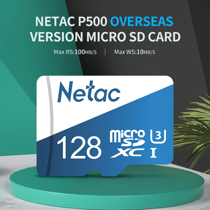 Netac Micro SD карта 32 ГБ 64 128 256 UHS 1 слот для карт памяти 16 GB видео в формате 4 K U3 V30 Flash SDCard