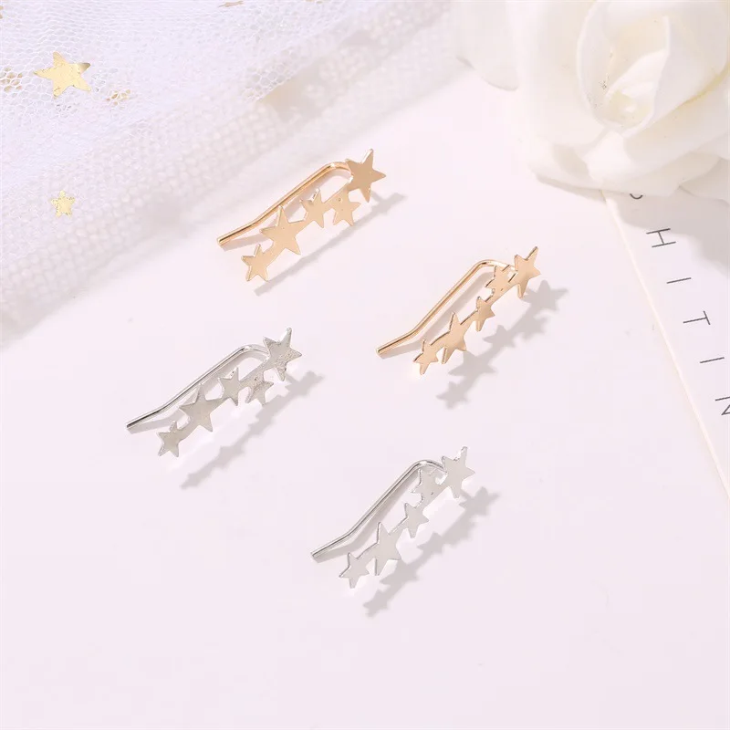 Непроколотое ухо клип звезда на серьги для ушей женские Модные ювелирные изделия