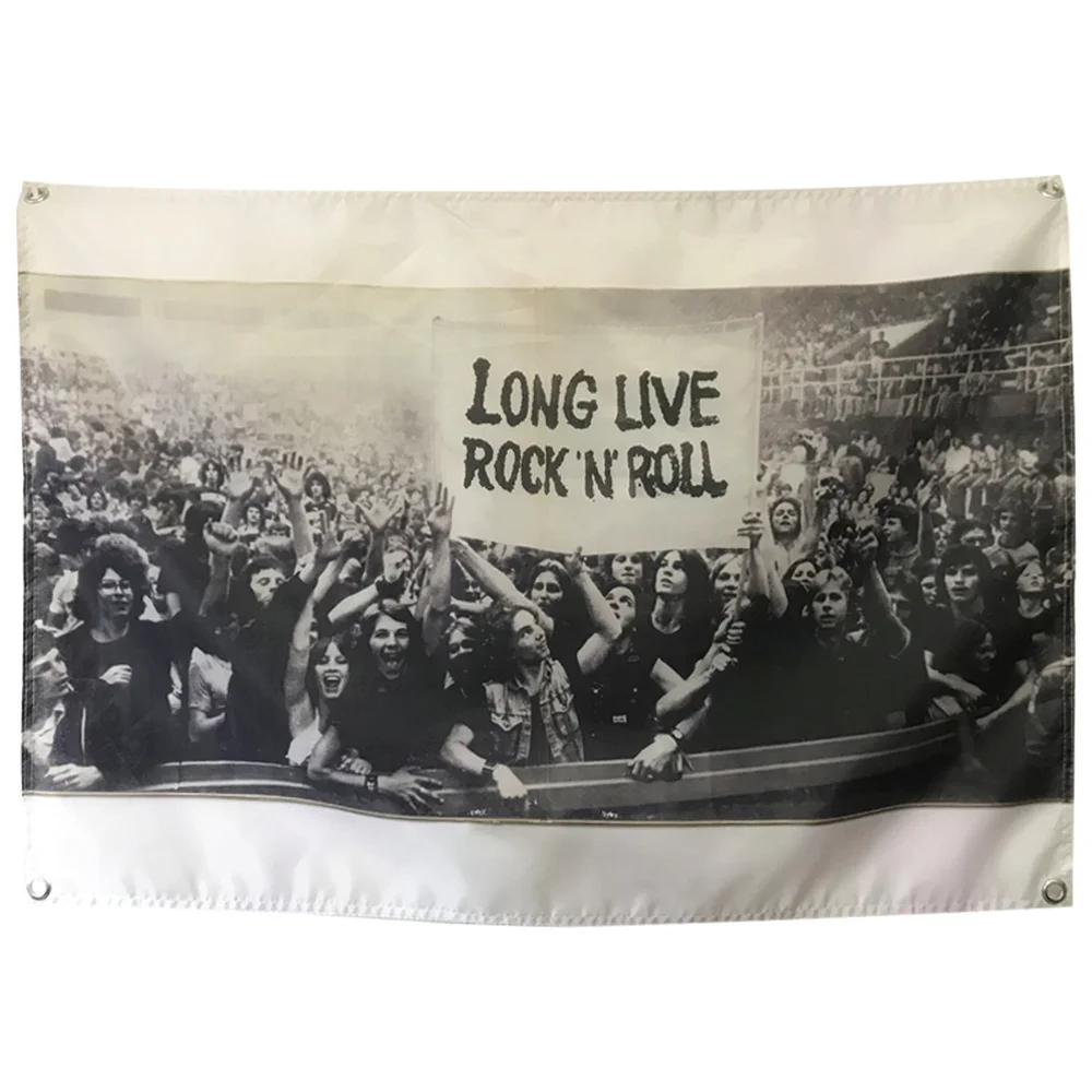 

Rock Band Logo Wall Chart Heavy Metal Music Poster Banner & Flag Tapestry Retro Poster Canvas Painting Wall Art Home Decor B2