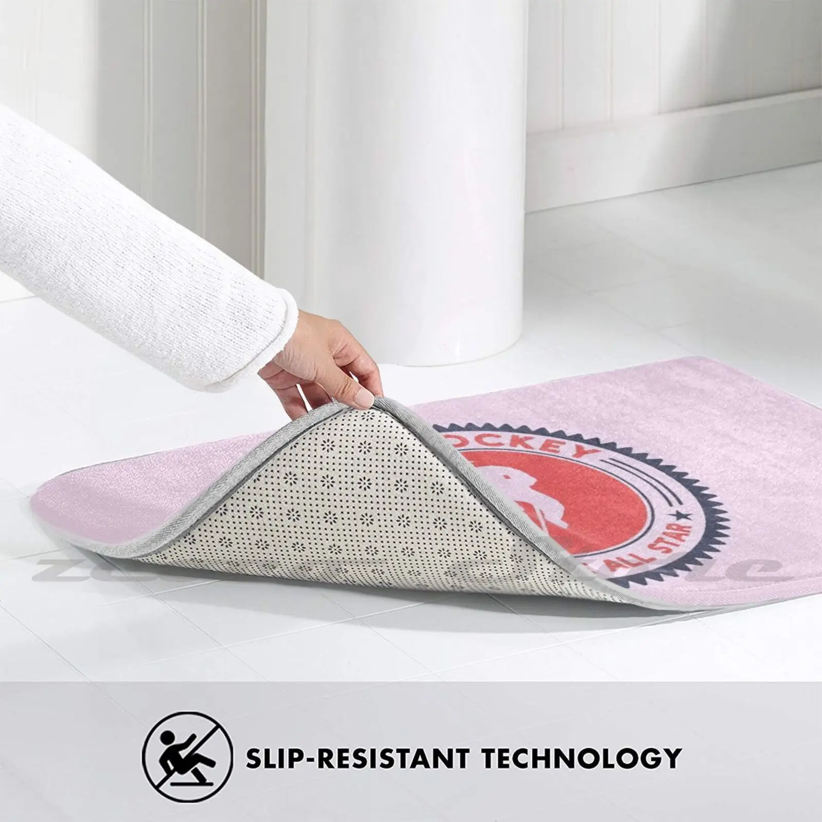 Мягкий коврик для хоккея девочек-будущего дверной проем нескользящий с